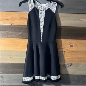 Marilyn Monroe Kids Dress in Black with White Lace